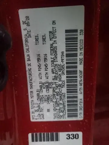 2021 TOYOTA TACOMA DOUBLE CAB  