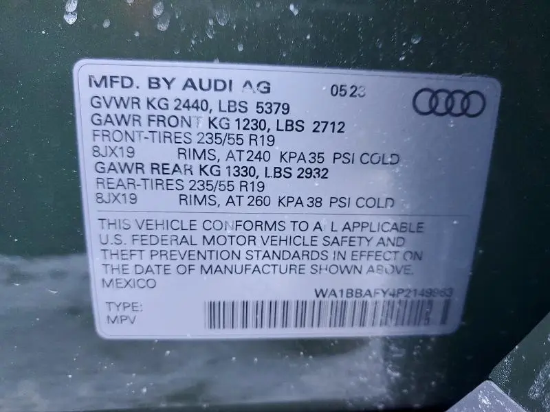 2023 AUDI Q5 PREMIUM PLUS 40  