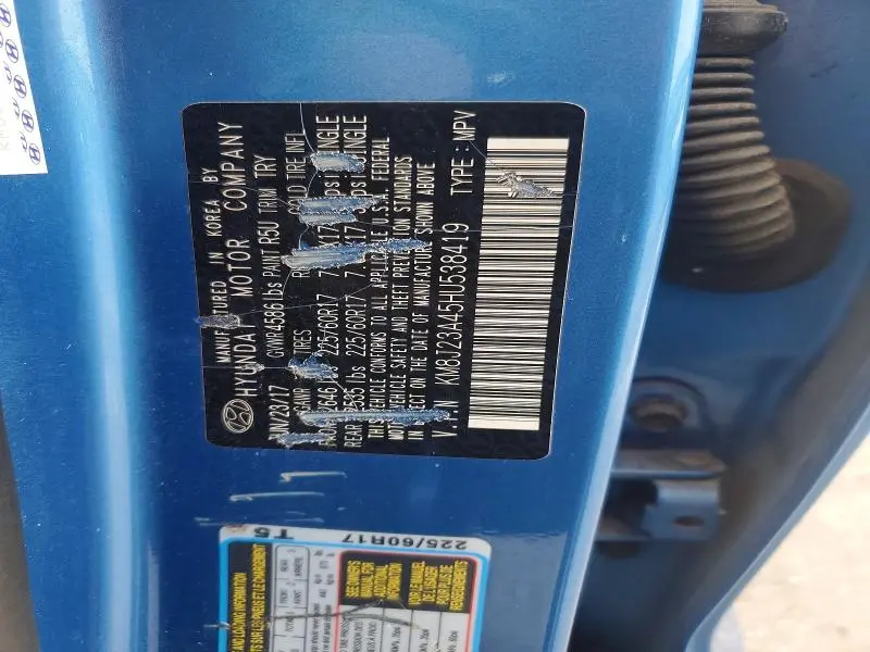 2017 HYUNDAI TUCSON SE  