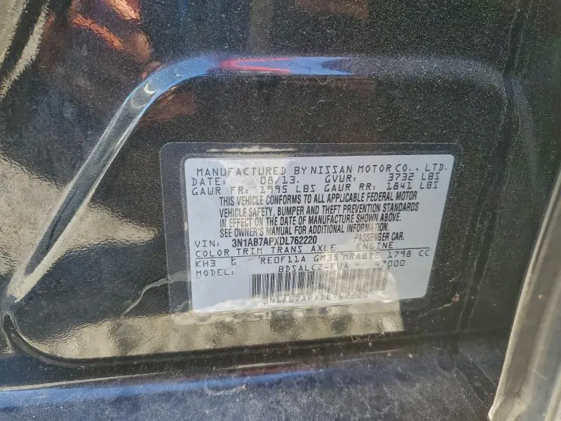 2013 NISSAN SENTRA S  