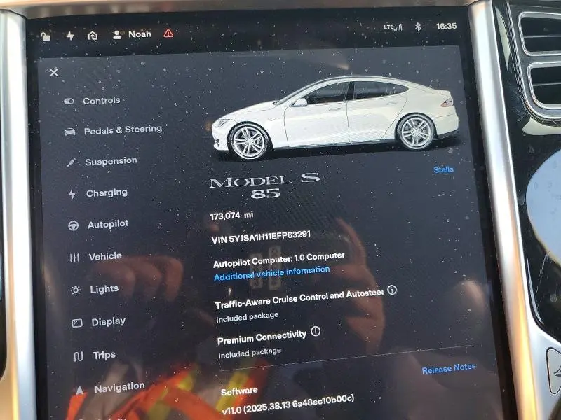 2014 TESLA MODEL S   