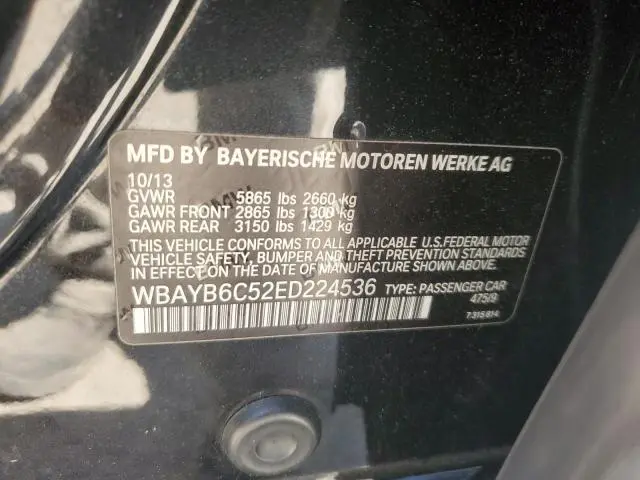 2014 BMW 750 XI  