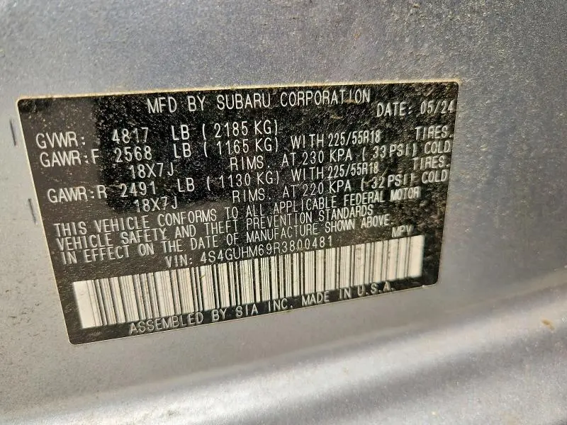 2024 SUBARU CROSSTREK LIMITED  