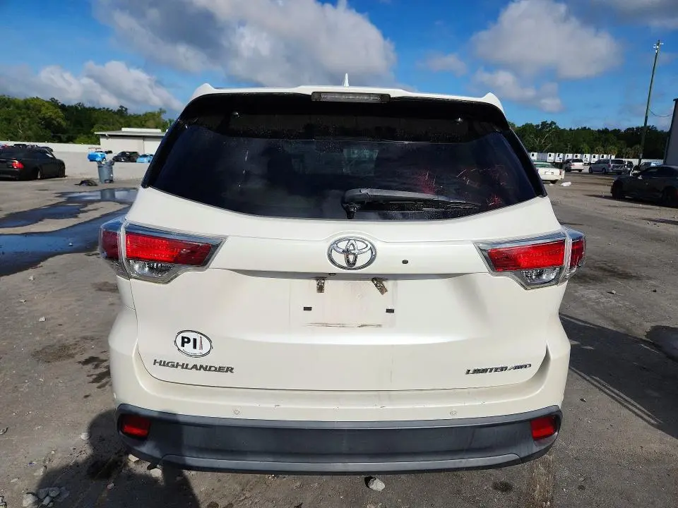 2016 TOYOTA HIGHLANDER LIMITED PLATINUM  
