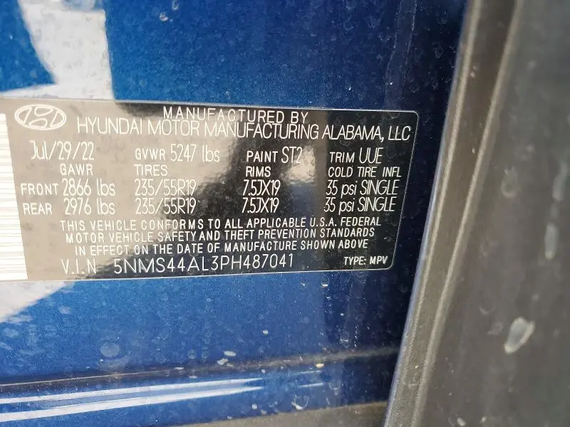 2023 HYUNDAI SANTA FE LIMITED  