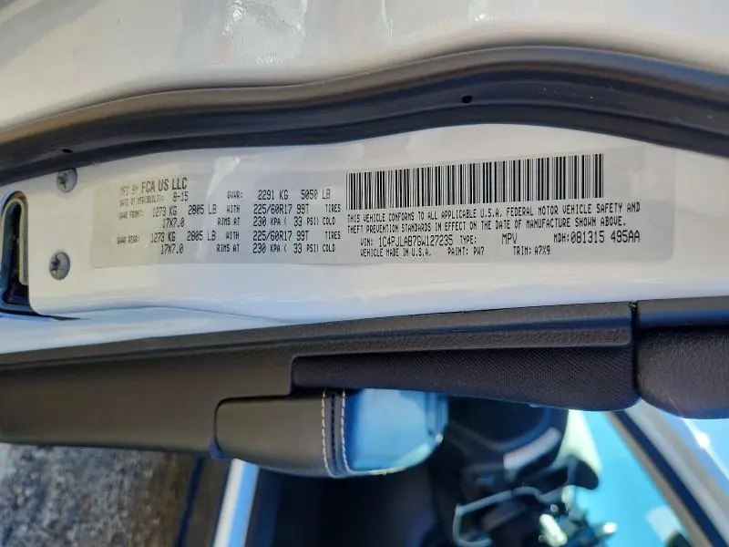 2016 JEEP CHEROKEE SPORT  