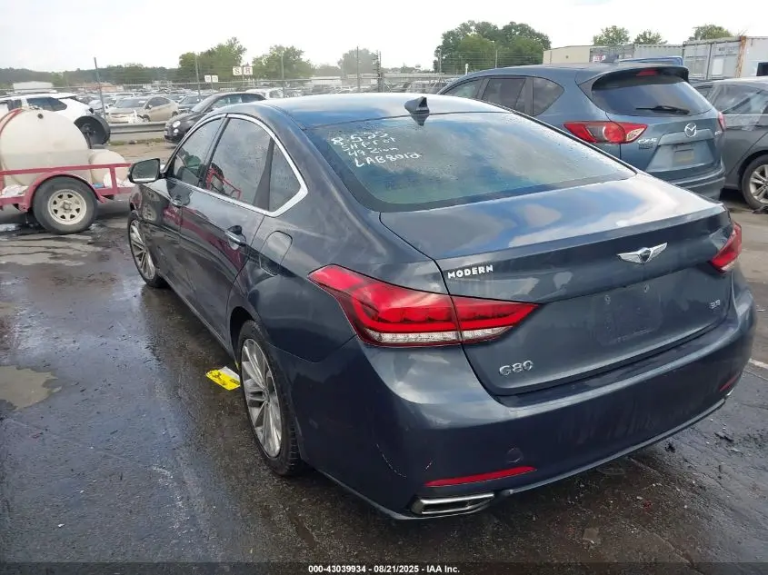 2017 GENESIS G80 3.8