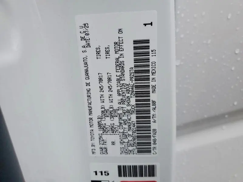 2025 TOYOTA TACOMA DOUBLE CAB  