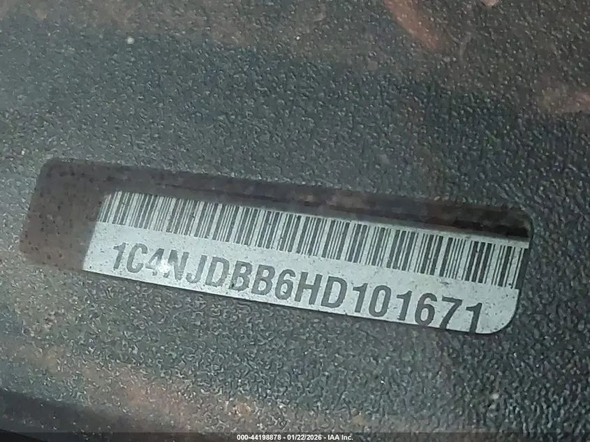 2017 JEEP COMPASS SPORT 4X4