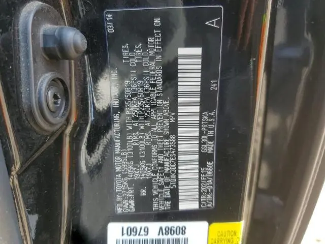 2014 TOYOTA SIENNA SPORT  