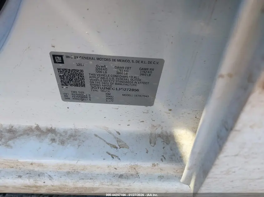 2018 GMC SIERRA 1500 SLT