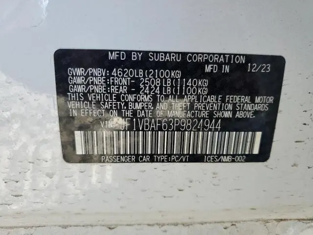 2023 SUBARU WRX PREMIUM  