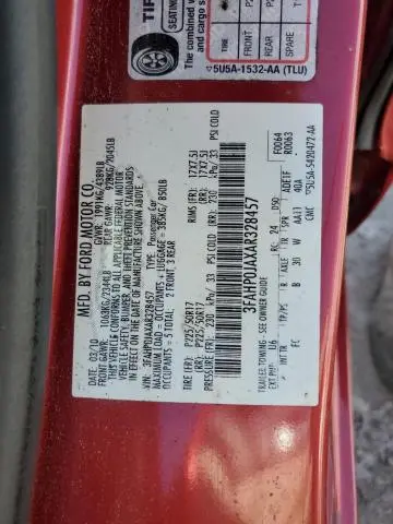 2010 FORD FUSION SEL  