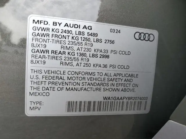 2024 AUDI Q5 PREMIUM 45  