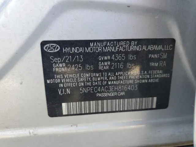 2014 HYUNDAI SONATA SE