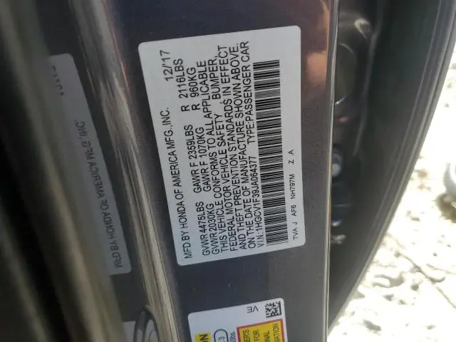 2018 HONDA ACCORD SPORT  