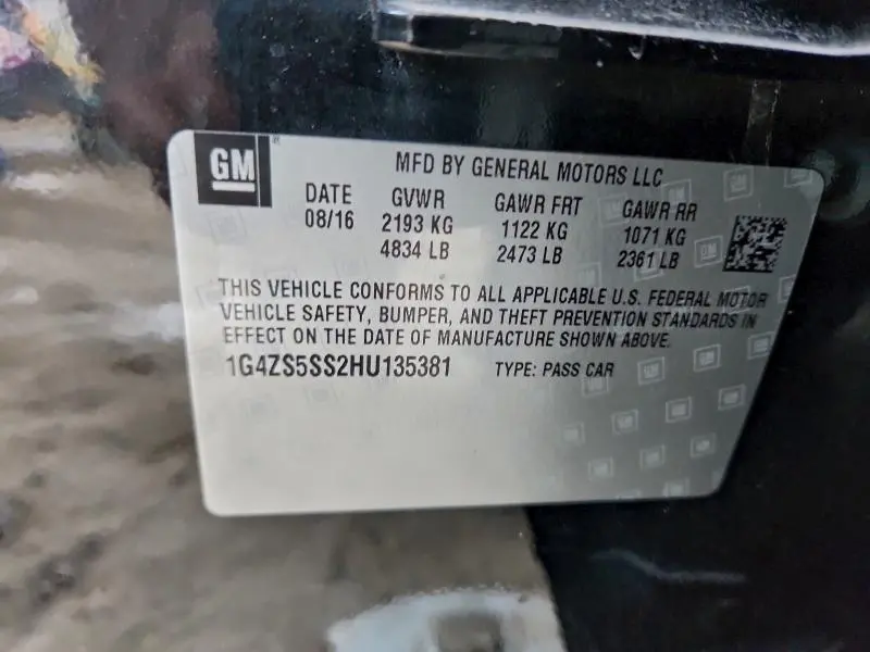 2017 BUICK LACROSSE PREMIUM  