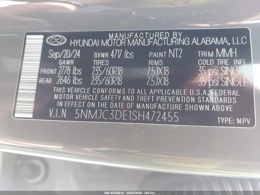 2025 HYUNDAI TUCSON SEL CONVENIENCE