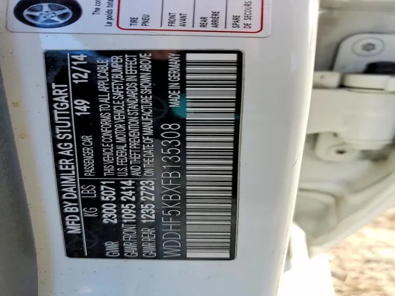 2015 MERCEDES-BENZ E 350  