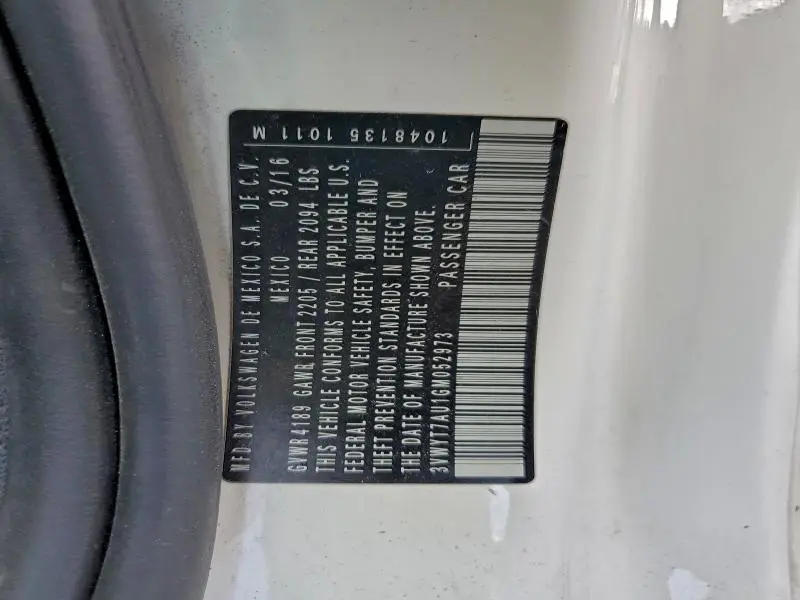 2016 VOLKSWAGEN GTI S/SE  