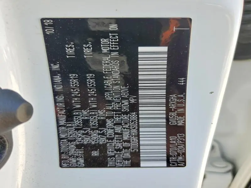 2019 TOYOTA HIGHLANDER HYBRID LIMITED  