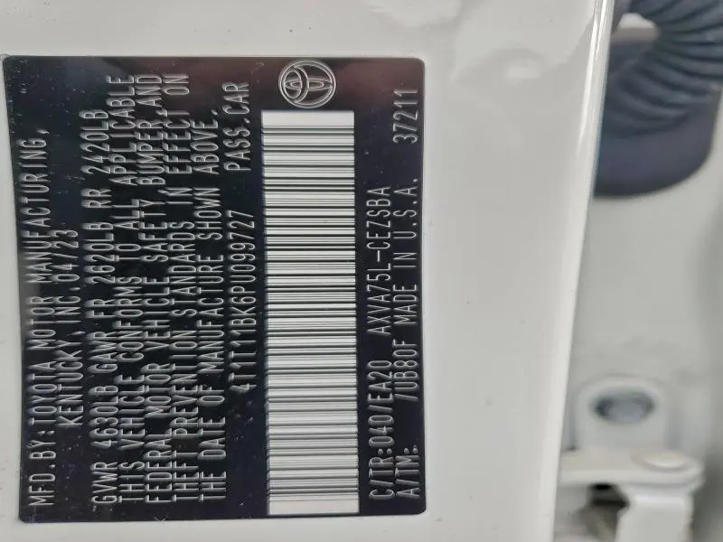 2023 TOYOTA CAMRY SE  