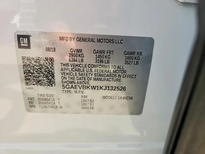 2019 BUICK ENCLAVE PREMIUM  