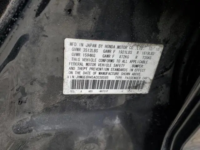 2010 HONDA FIT SPORT  