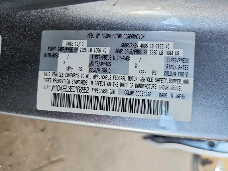 2014 MAZDA 5 SPORT  