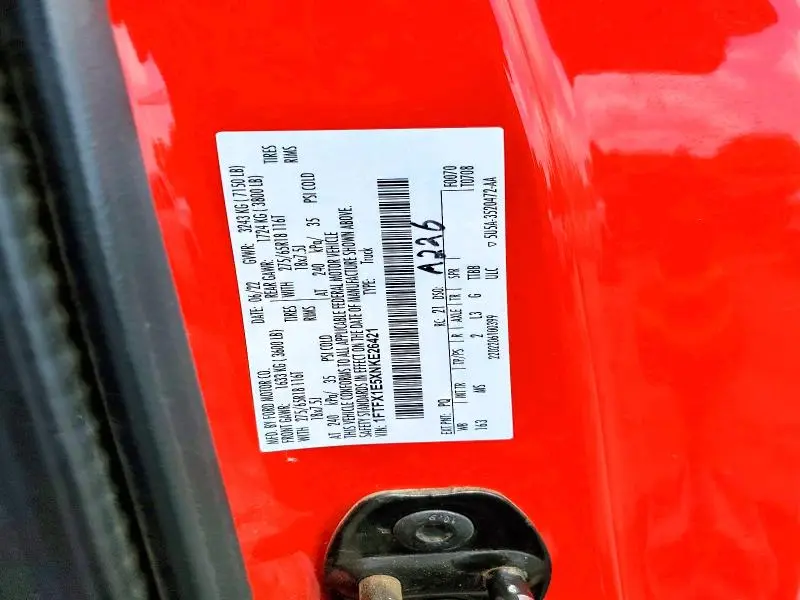 2022 FORD F150 SUPER CAB  