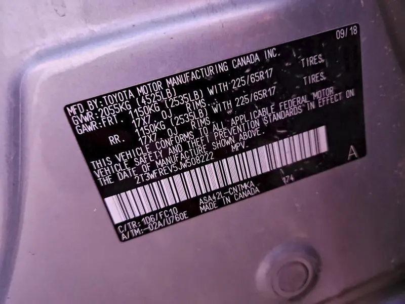 2018 TOYOTA RAV4 ADVENTURE  