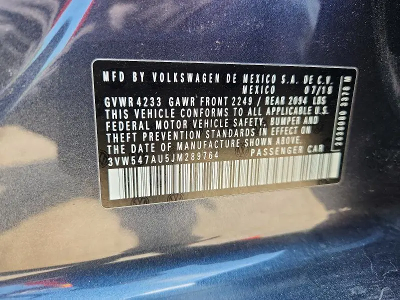 2018 VOLKSWAGEN GTI S  