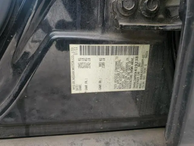 2012 NISSAN ALTIMA BASE  