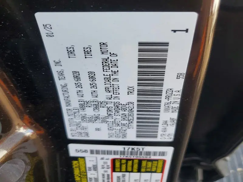 2025 TOYOTA TUNDRA 1794 EDITION  