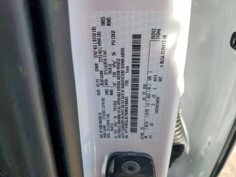 2025 FORD F150 LIGHTNING XLT  