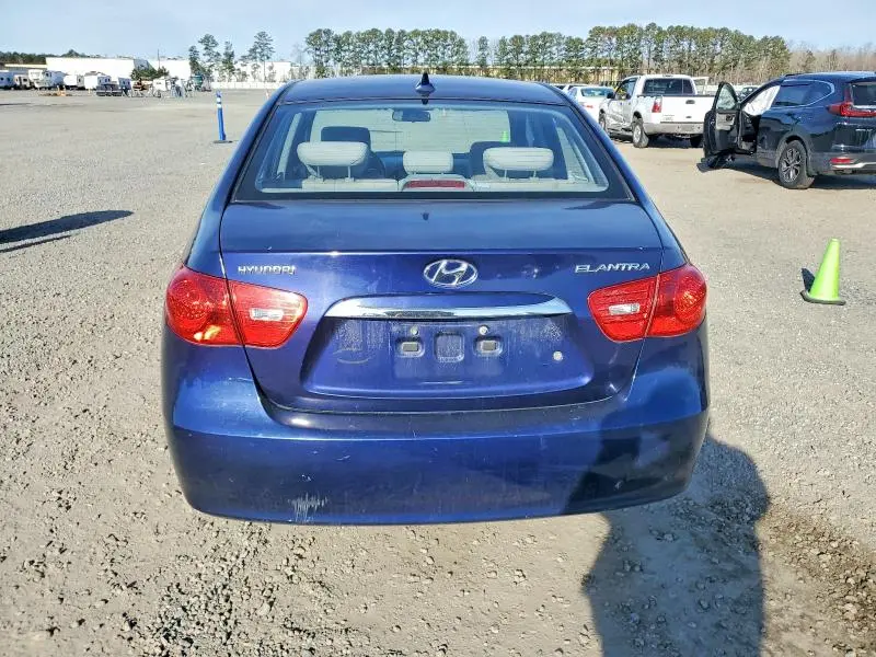 2010 HYUNDAI ELANTRA BLUE  