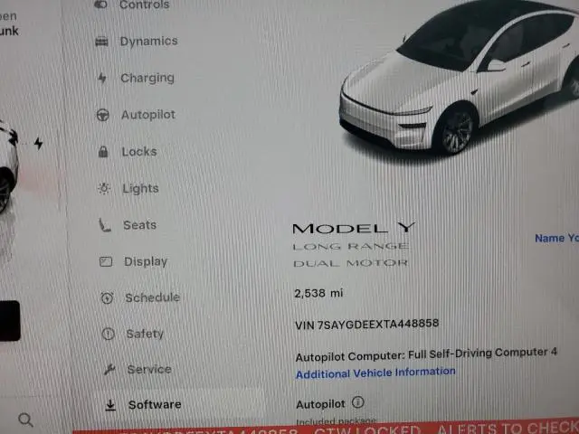 2026 TESLA MODEL Y   