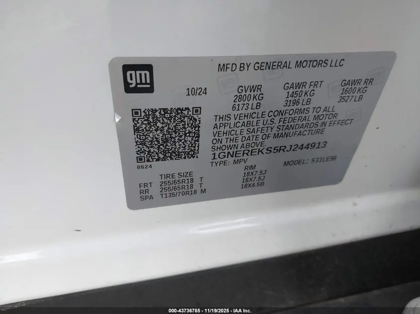 2024 CHEVROLET TRAVERSE FWD LS