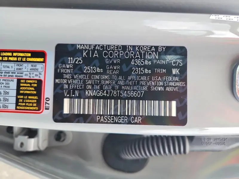 2026 KIA K5 GT LINE  