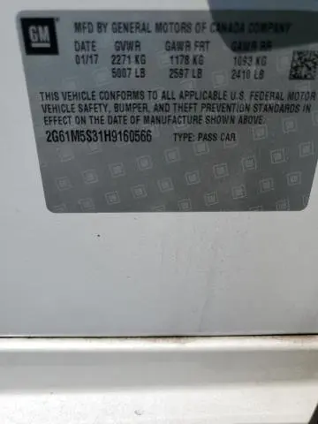 2017 CADILLAC XTS LUXURY  