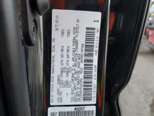 2021 TOYOTA TACOMA DOUBLE CAB  