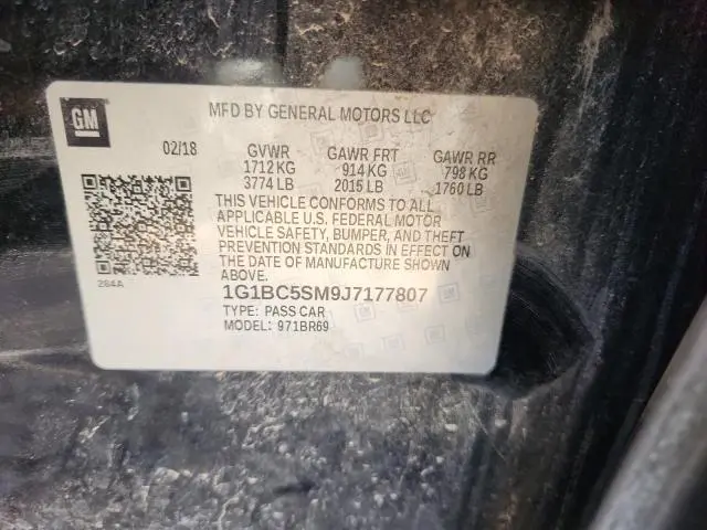 2018 CHEVROLET CRUZE LS  