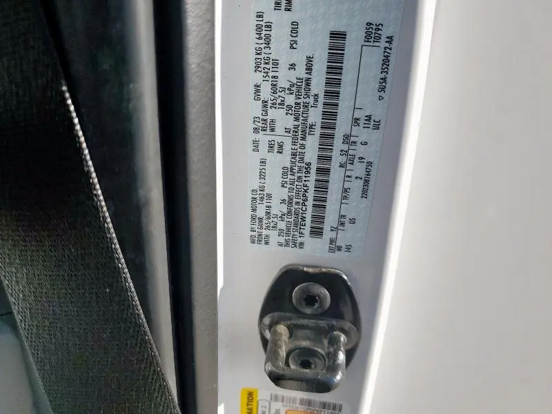2023 FORD F150 SUPERCREW  