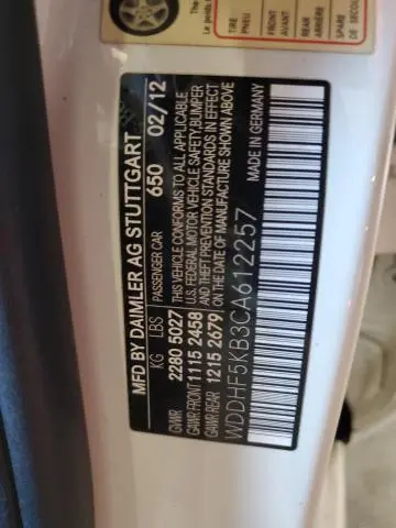 2012 MERCEDES-BENZ E 350  