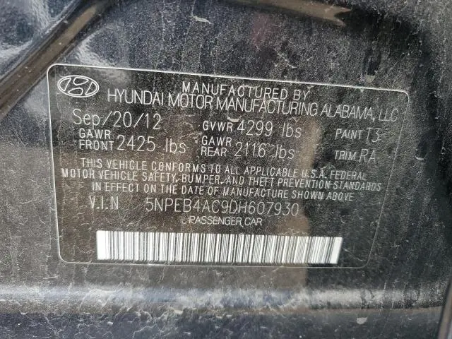 2013 HYUNDAI SONATA GLS  