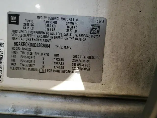 2013 BUICK ENCLAVE