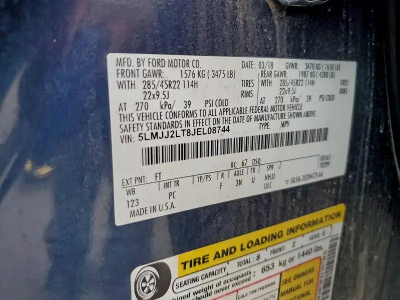 2018 LINCOLN NAVIGATOR RESERVE  