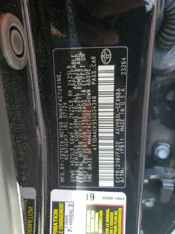 2025 TOYOTA CAMRY XSE  