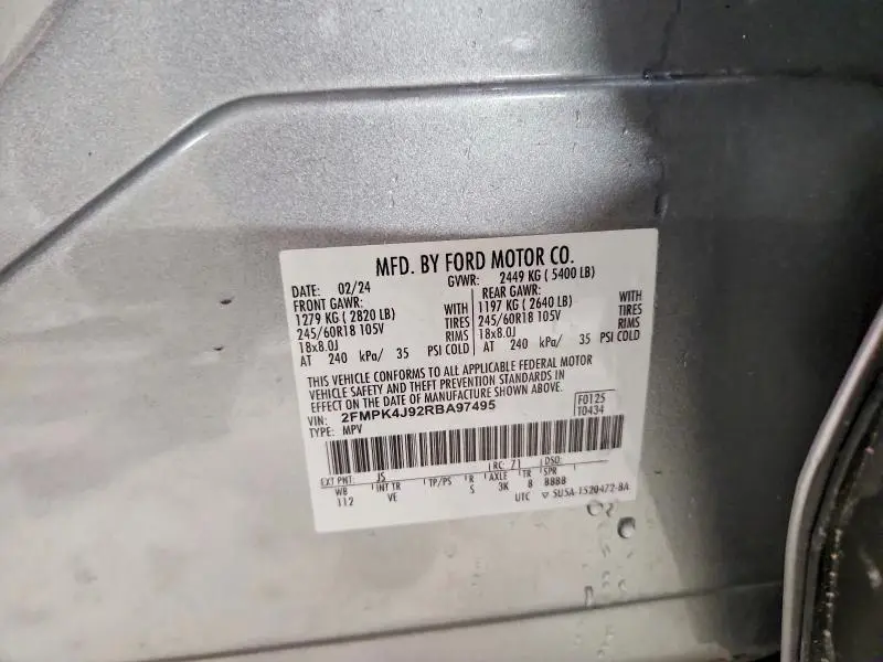 2024 FORD EDGE SEL  