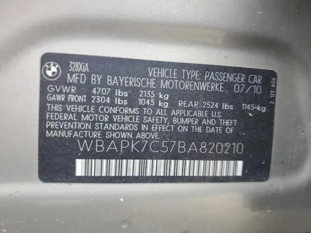 2011 BMW 328 XI  